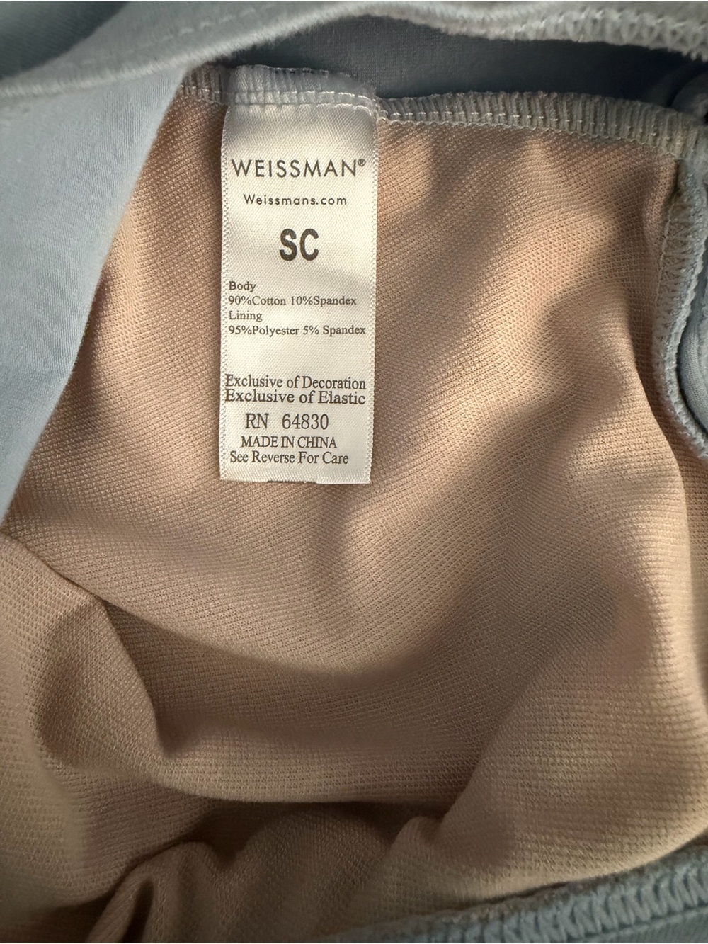 Weissman Light Blue Tutu Ballet Dress for Kids Size SC - Picture 6 of 12